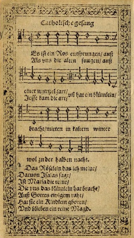 Speyerer Gesangbuch Es Ist Ein Ros Entsprungen